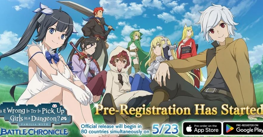 DanMachi Battle Chronicle - Tựa game nhập vai hành động waifu chuẩn bị ra mắt server quốc tế