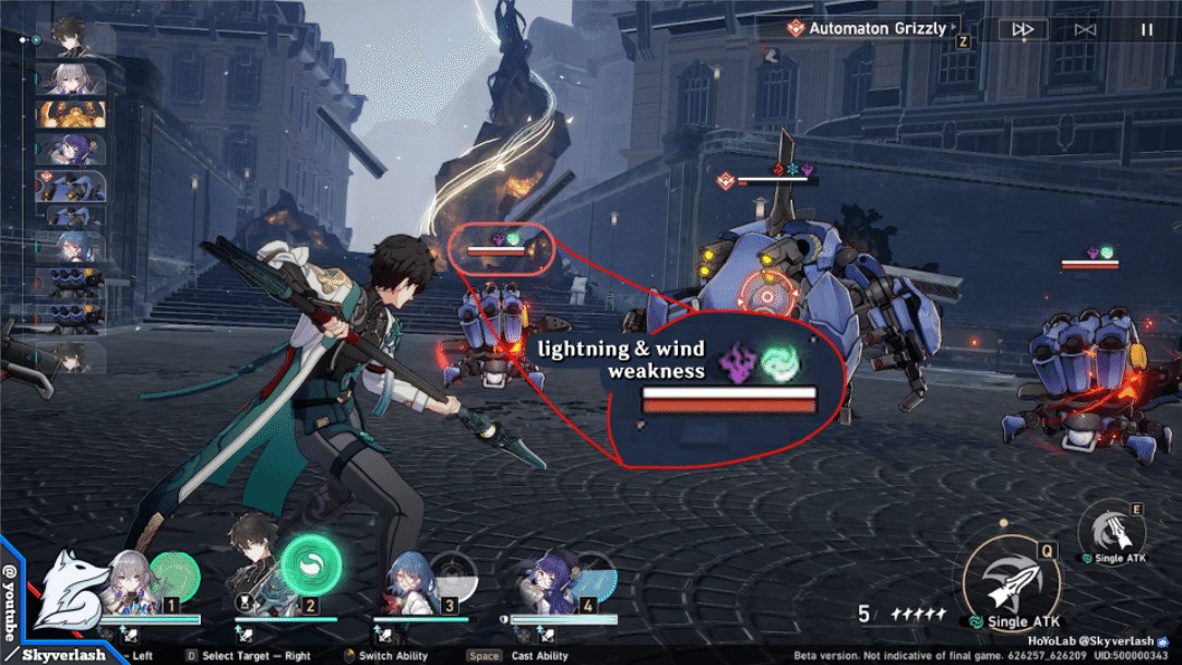 Honkai Star Rail - Hướng dẫn cách phá vỡ điểm yếu nguyên tố của kẻ địch trong game