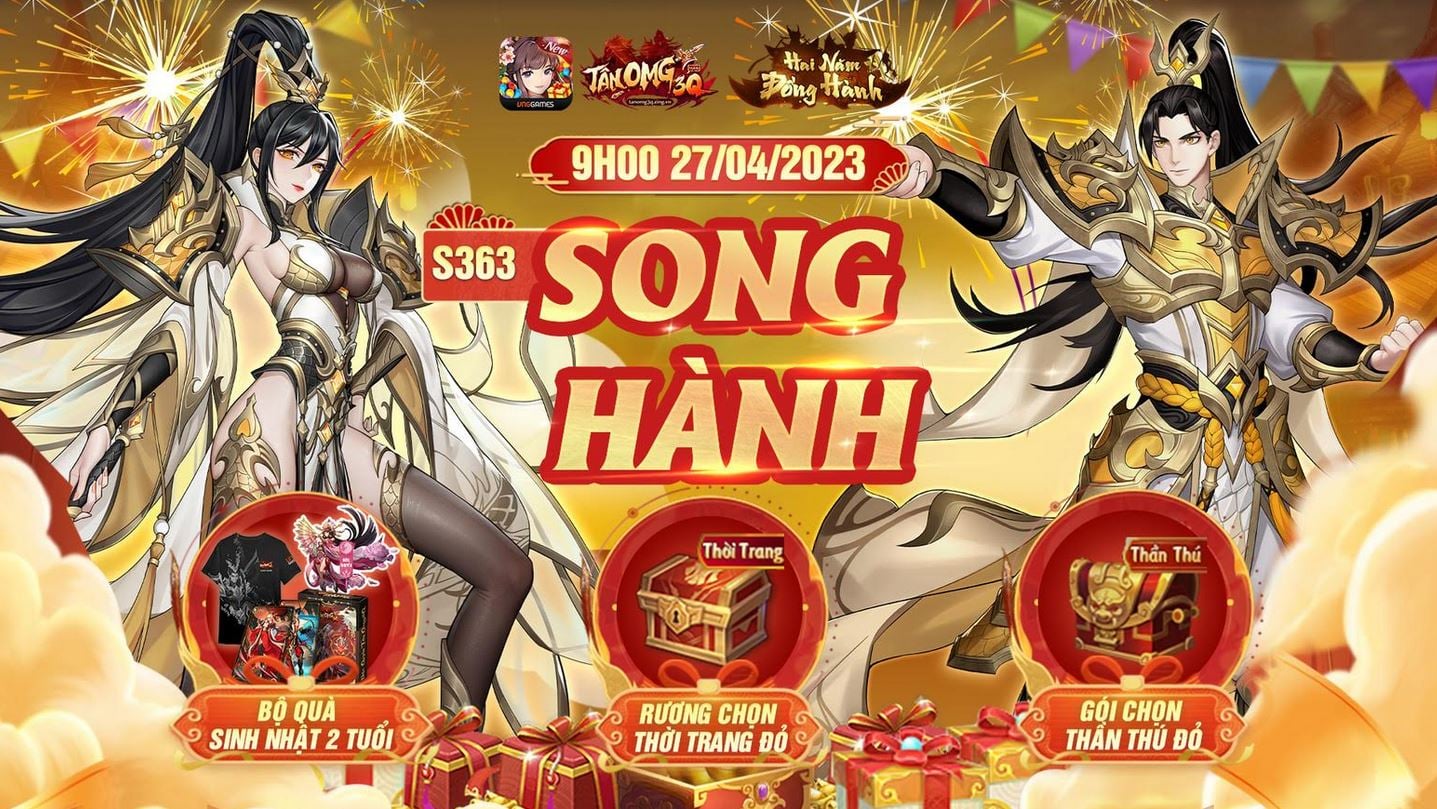 Khám phá ngay máy chủ đặc biệt mừng Tân OMG3Q – VNG tròn 2 tuổi 