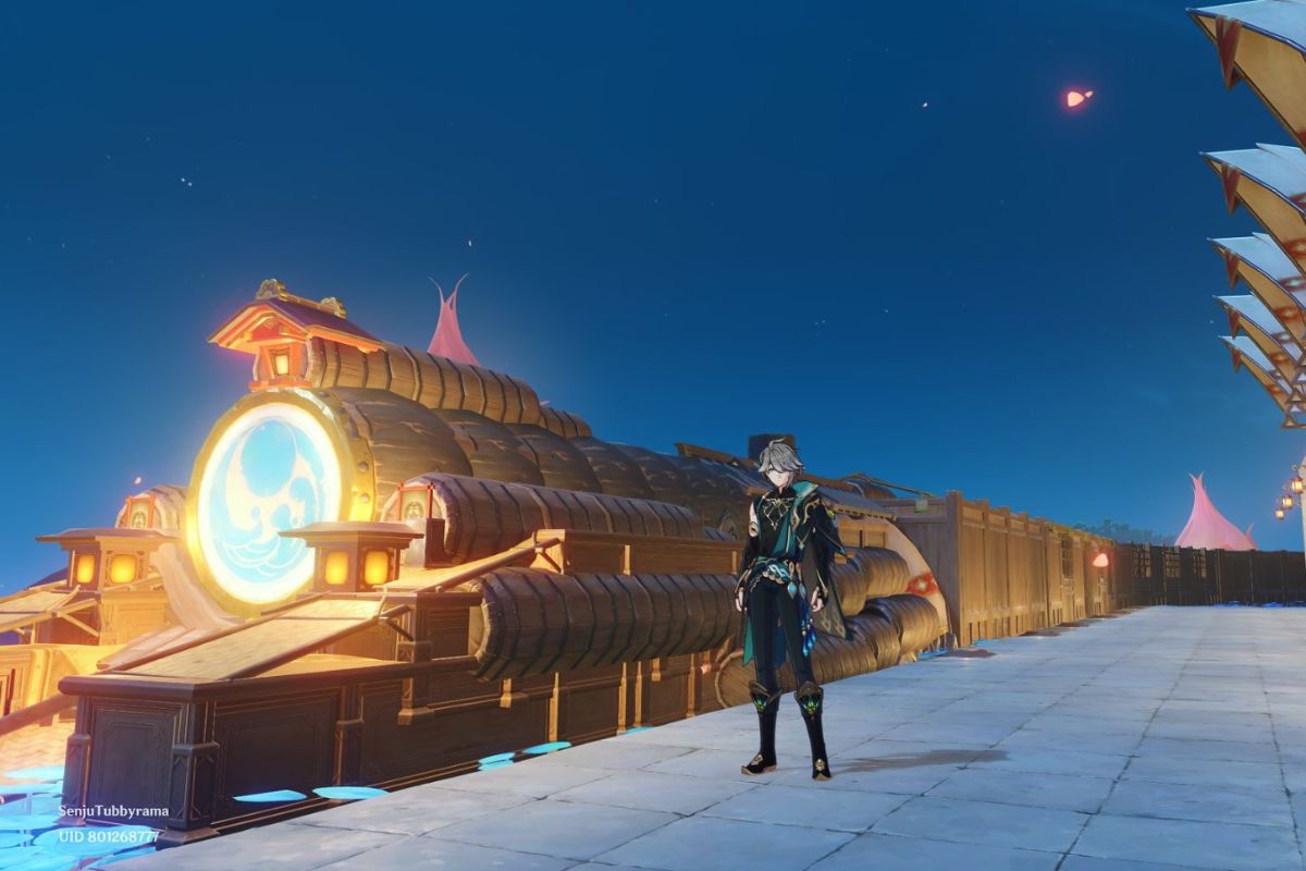 Game thủ Genshin Impact tái hiện đoàn tàu Astral của Honkai: Star Rail trong Ấm Trần Ca