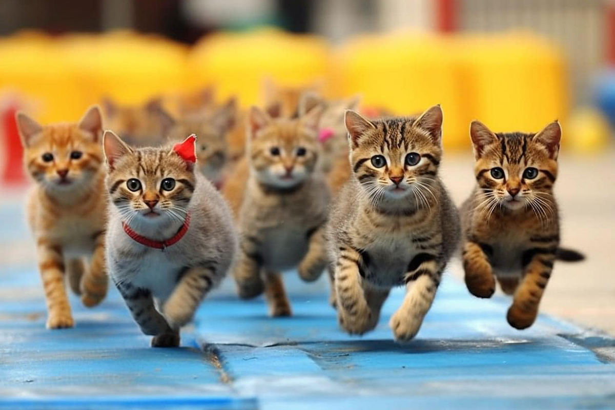 Xuất hiện một cuộc đua dành cho những chú mèo, nhưng hóa ra lại được thực hiện bởi AI