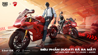 PUBG Mobile công bố hợp tác thương hiệu siêu xe Italy đẳng cấp Ducati