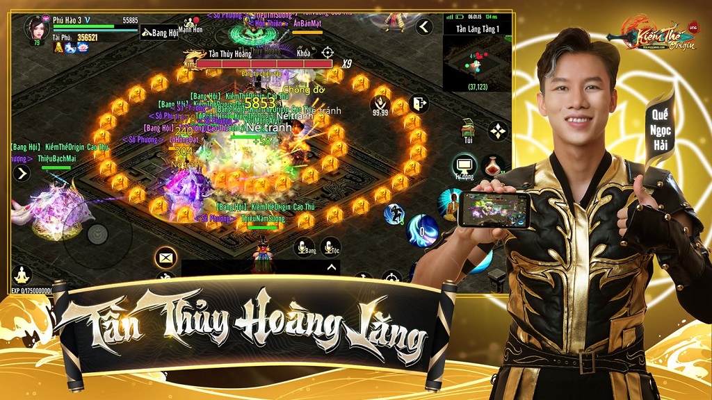 Rạng danh bang hội với hoạt động tranh đoạt Tần Thủy Hoàng Lăng vừa cập nhật tại Kiếm Thế Origin