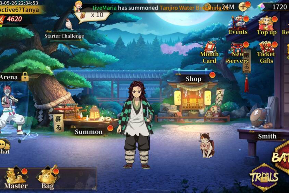 Rage of Demon King - Game nhập vai nhàn rỗi dành cho người hâm mộ Kimetsu no Yaiba