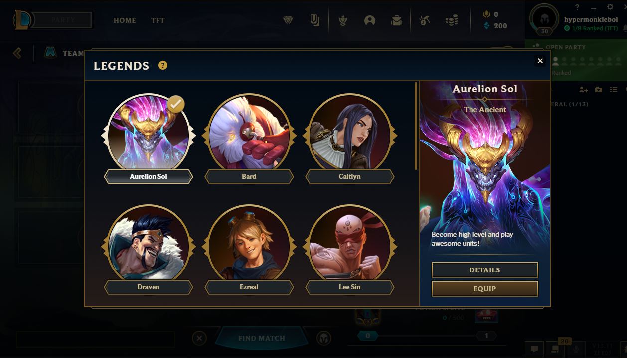 DTCL Mùa 9: Chi tiết Hiệu ứng và Chỉ số 15 Huyền Thoại chọn đầu game mà bạn cần biết