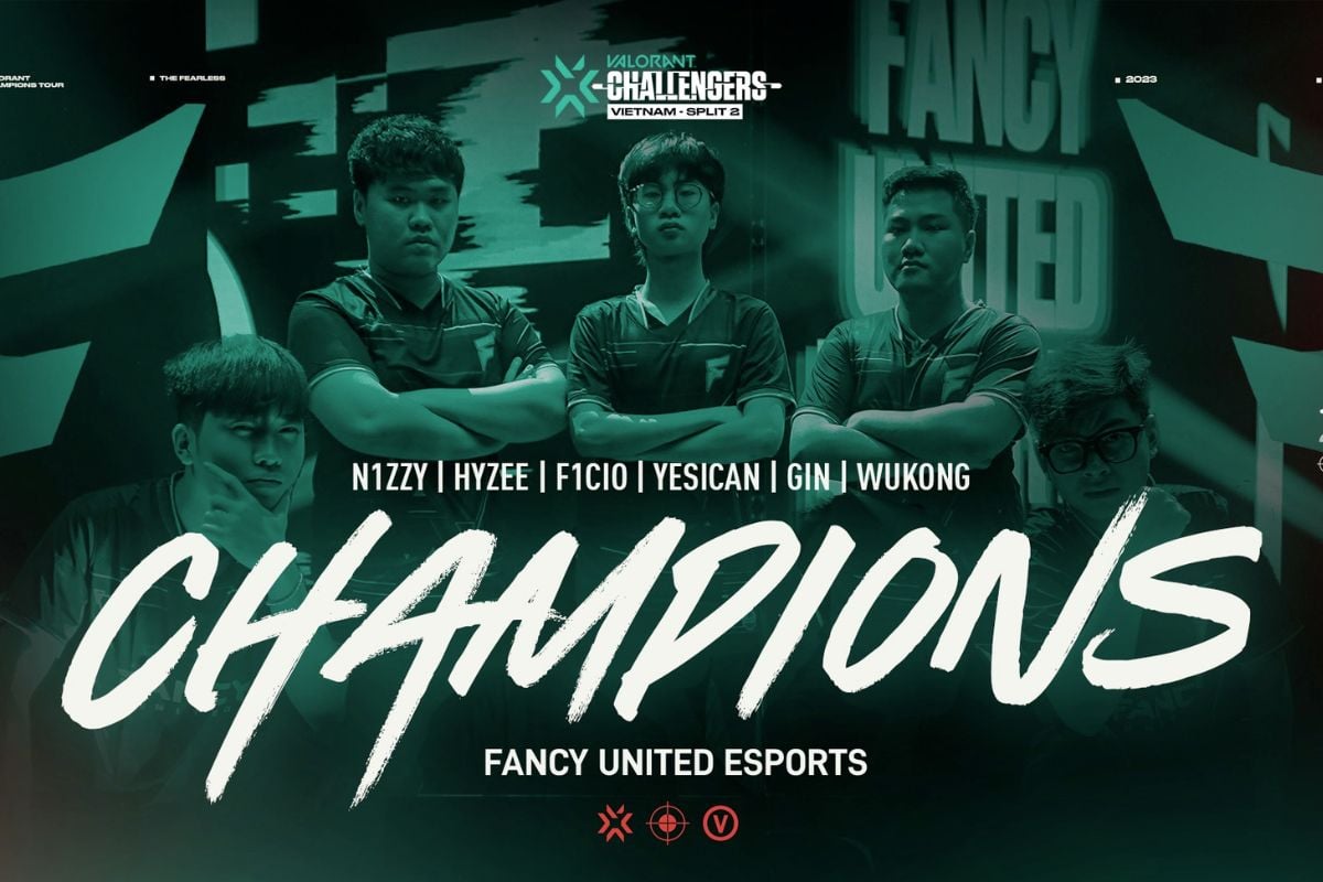 Fancy United Esports lên ngôi vô địch VCT Vietnam Challengers Split 2 đầy thuyết phục