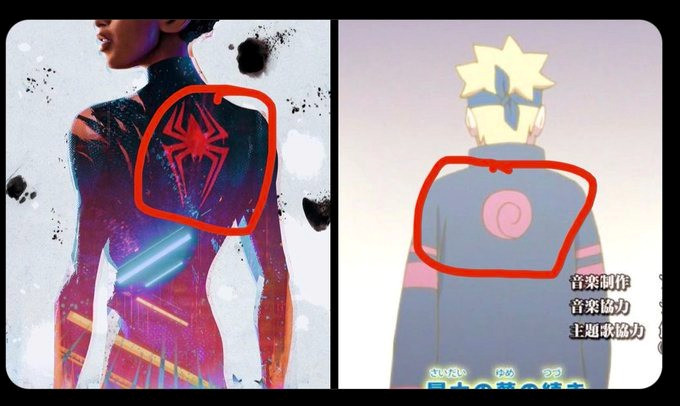 Fans believe that Spider-Man: Across The Spider-Verse is inspired by the Boruto anime!