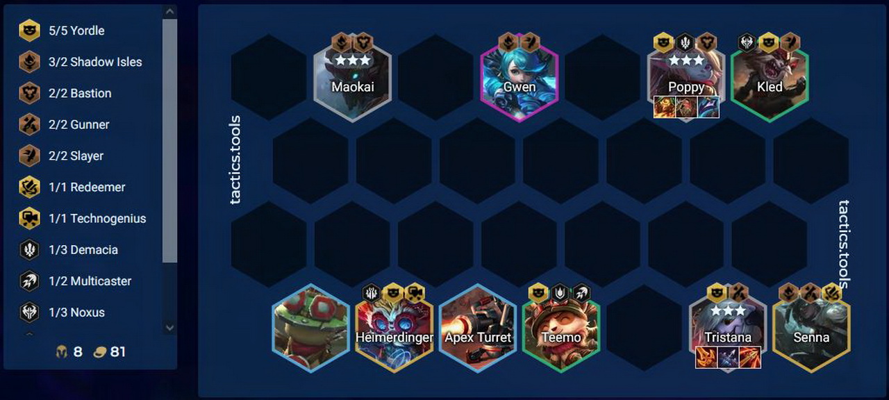 DTCL Mùa 9: Hướng dẫn đội hình Yordle Reroll rank Kim Cương mạnh nhất bản 13.16