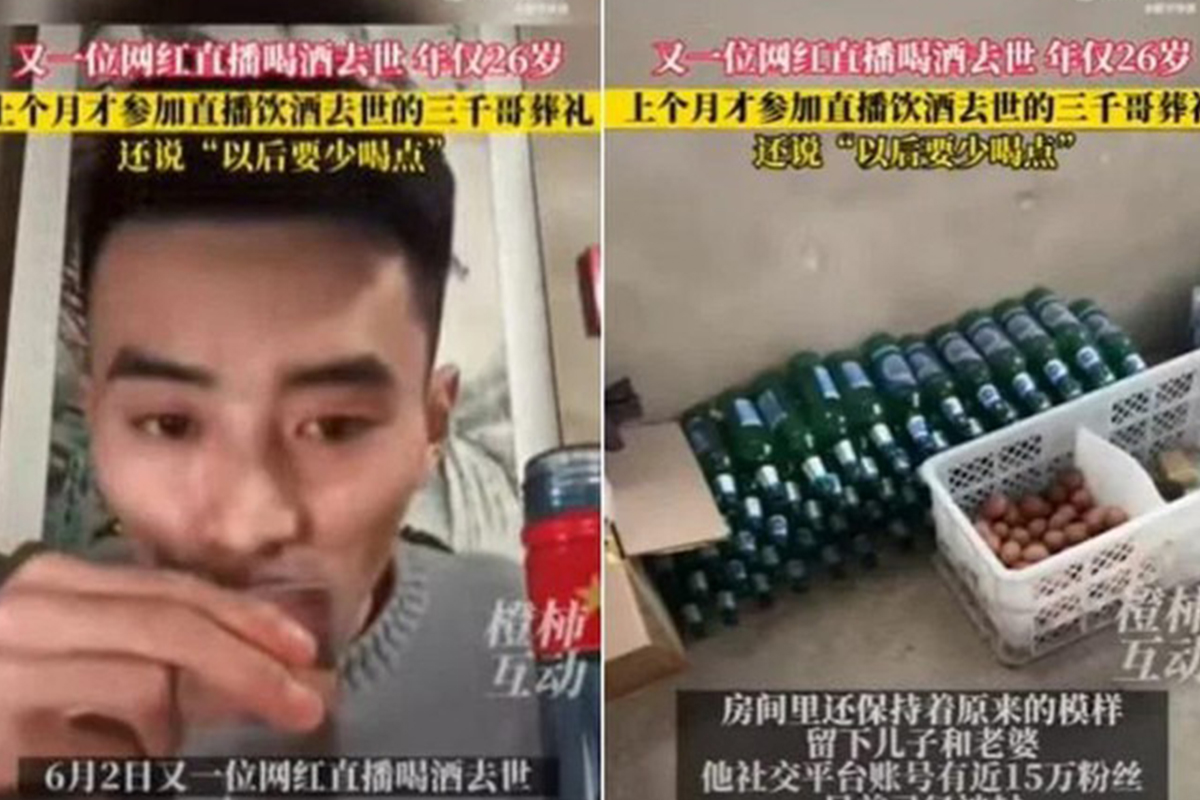 Thi uống rượu trên livestream, người đàn ông trẻ tuổi nhận cái kết đắng