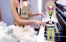 Pan Piano hòa cùng cơn sốt Luyến Trụ Mitsuri với bộ cosplay mang đầy đủ trải nghiệm nghe nhìn