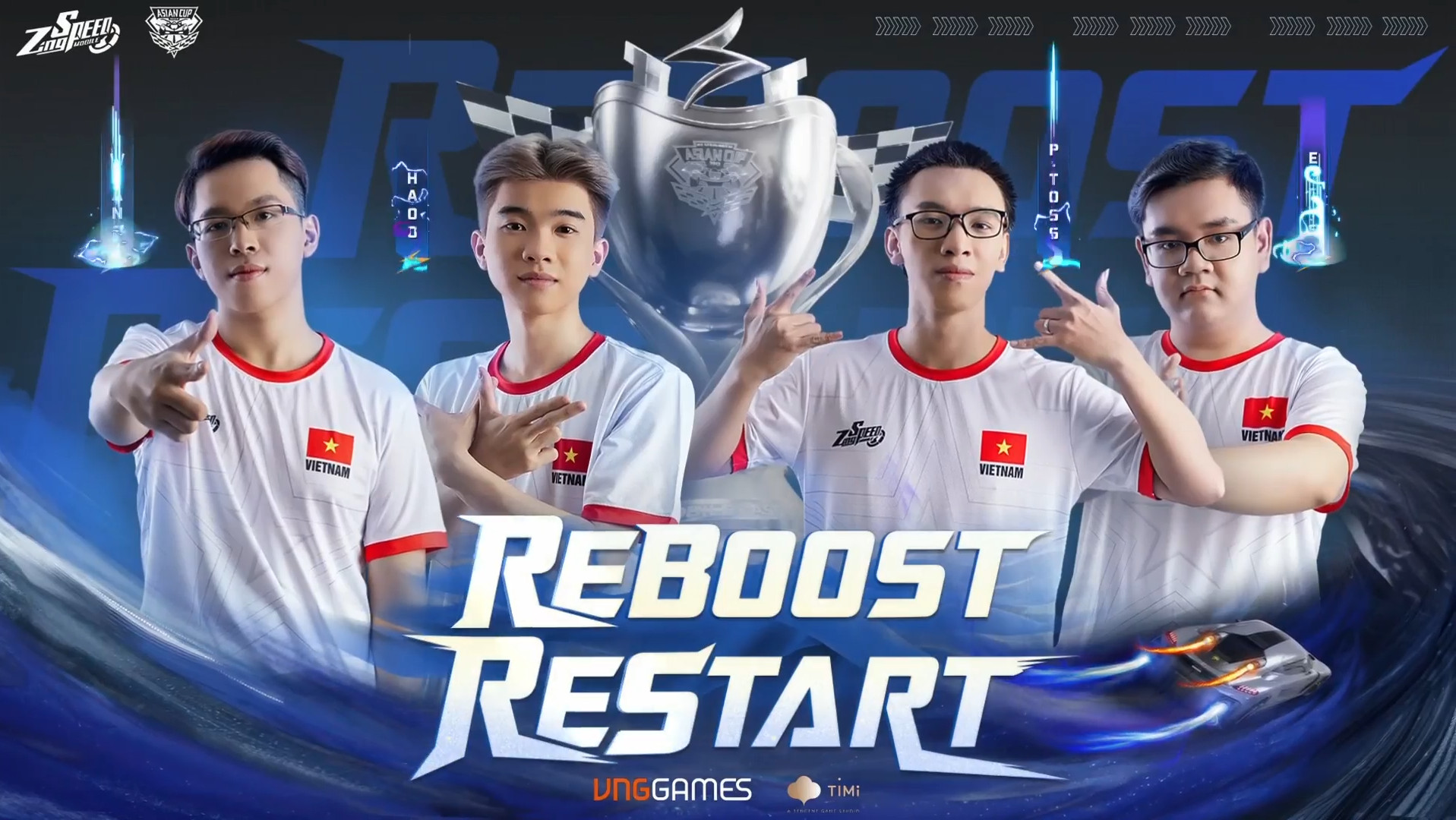 ZingSpeed Mobile tổ chức họp báo ra mắt dàn tuyển thủ eSports tham dự Asian Cup 2023