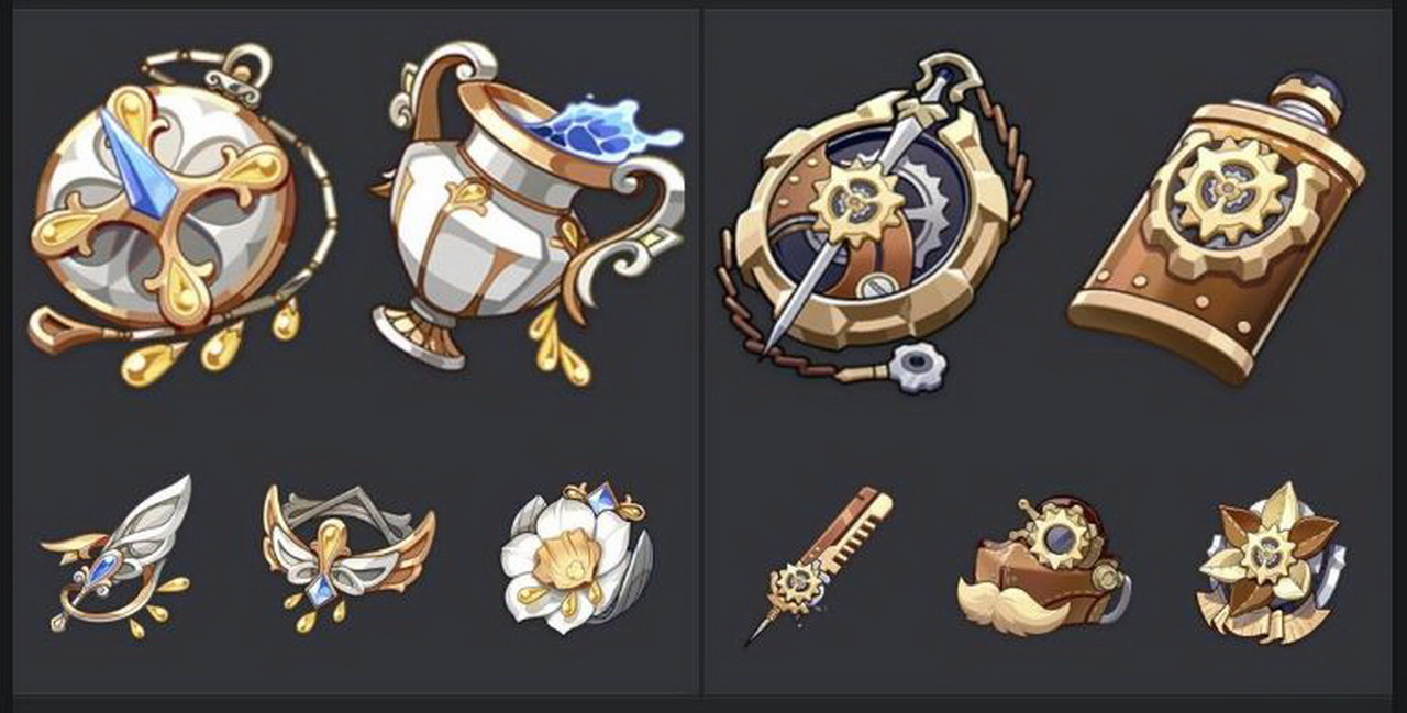 Genshin Impact: Leaker hé lộ 2 bộ Thánh Di Vật mới sắp ra mắt chung với Fontaine 4.0