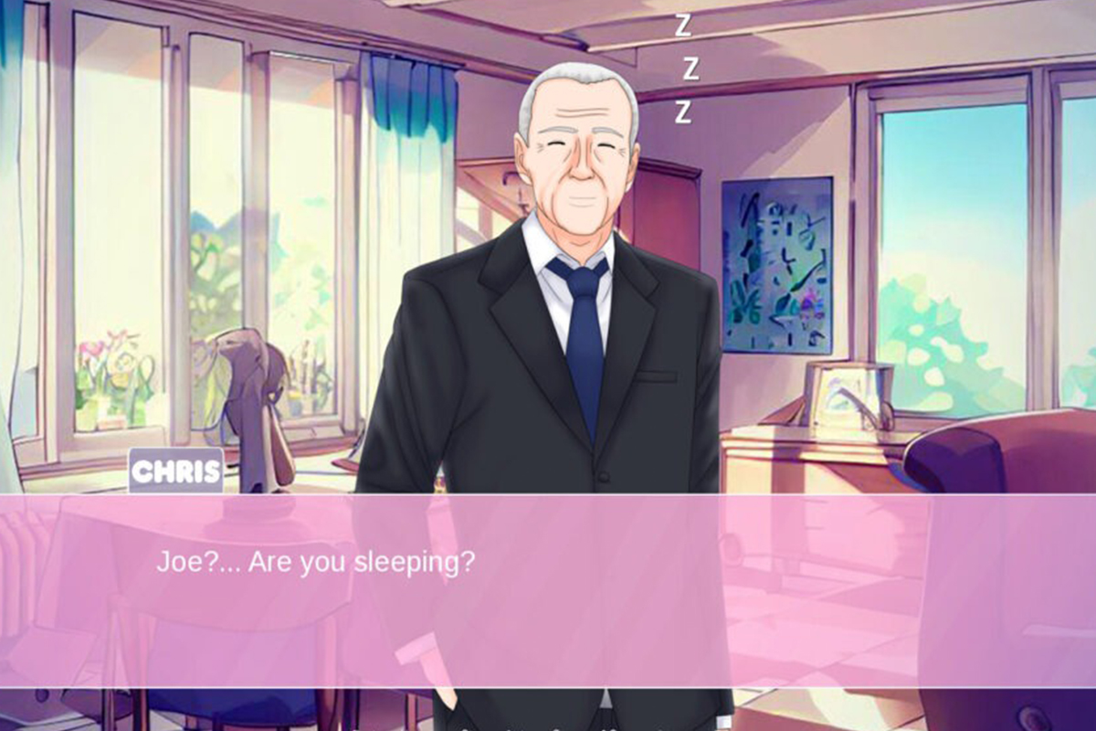 Độc lạ game hẹn hò với Tổng thống Mỹ Joe Biden theo phong cách visual novel