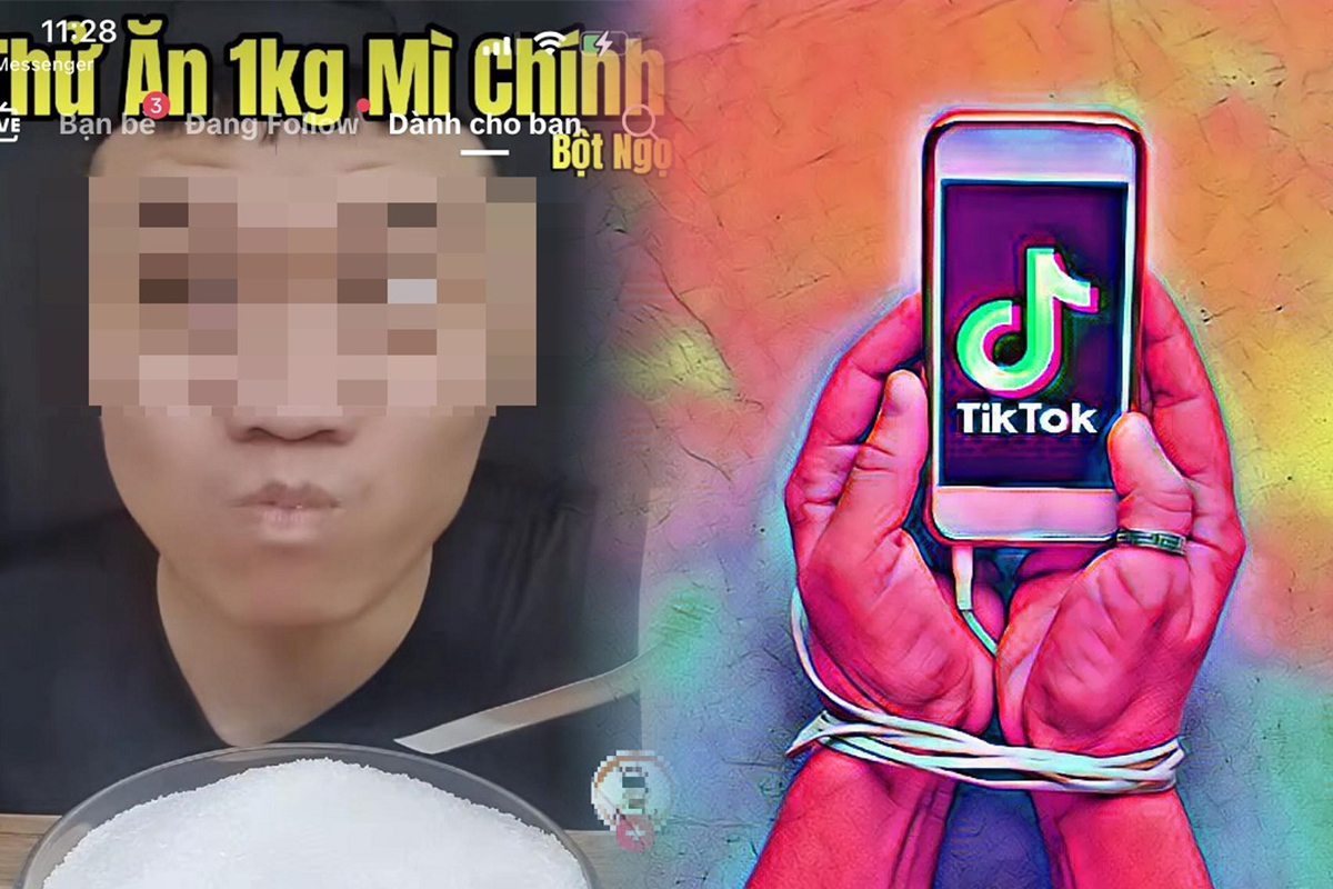 Xuất hiện video ăn 1kg bột ngọt trên TikTok khiến nhiều người ngao ngán về độ bất chấp của các TikToker