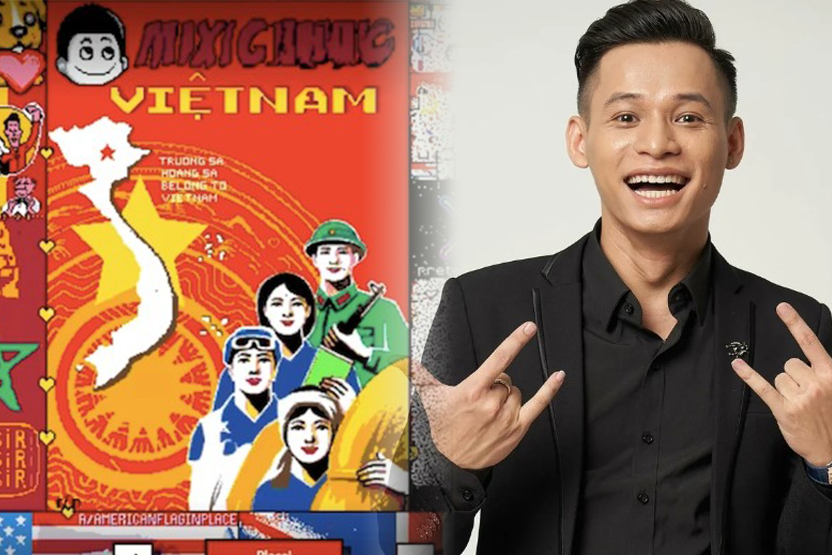 Độ Mixi lên tiếng kêu gọi fan vẽ bản đồ Việt Nam tại sự kiện quốc tế r/Place cực ý nghĩa