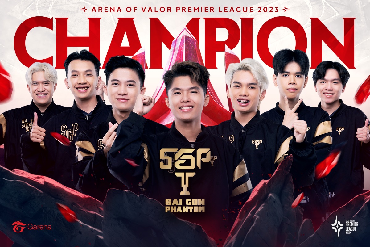 Saigon Phantom vô địch APL 2023 với 3 thành viên lọt đội hình xuất sắc nhất thế giới, Chung kết Liên Quân Mobile xác lập kỷ lục với hơn 1 triệu người xem cùng thời điểm