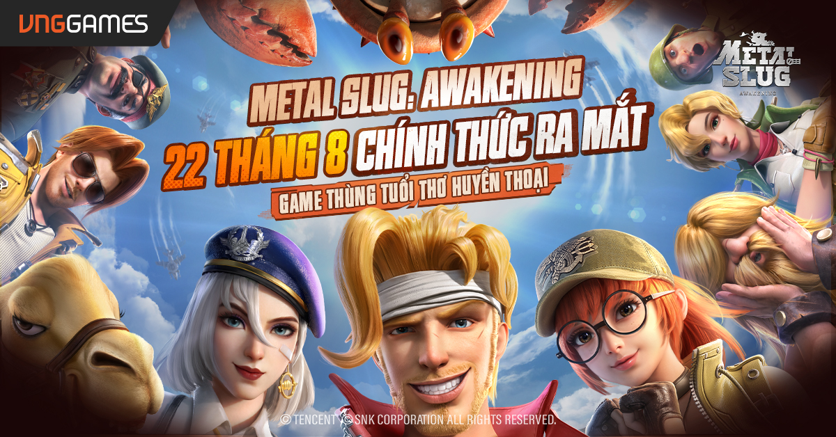 Metal Slug: Awakening ấn định ngày ra mắt chính thức ngay trong tháng 8