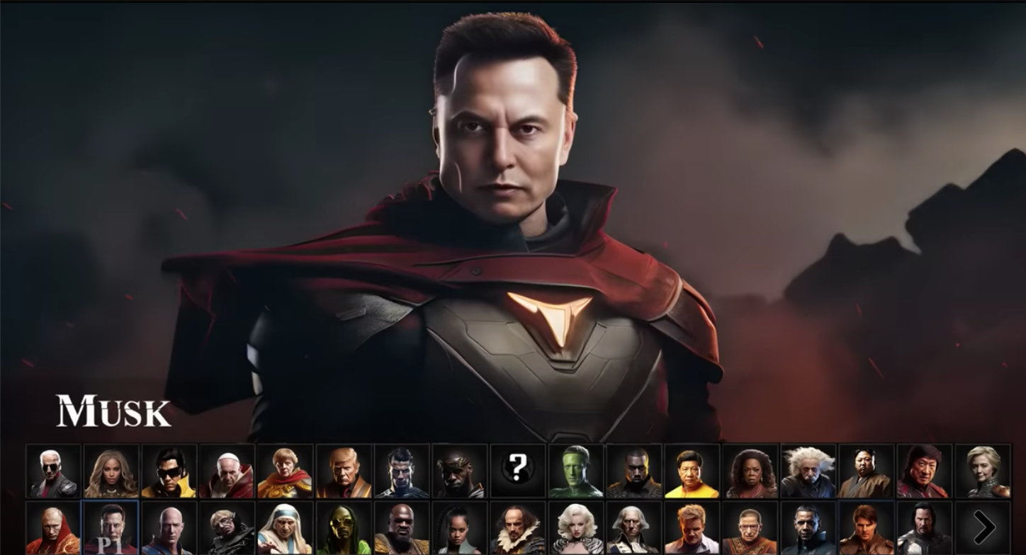 'Dính chưởng' AI, người nổi tiếng toàn cầu trở thành chiến binh MK và Street Fighter!