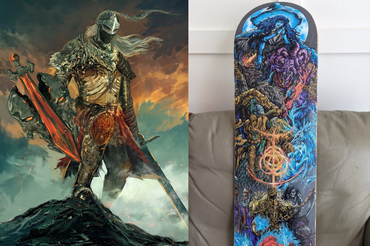 Nam game thủ khoe tấm ván trượt Elden Ring cực sắc nét khiến cộng đồng không khỏi ghen tị