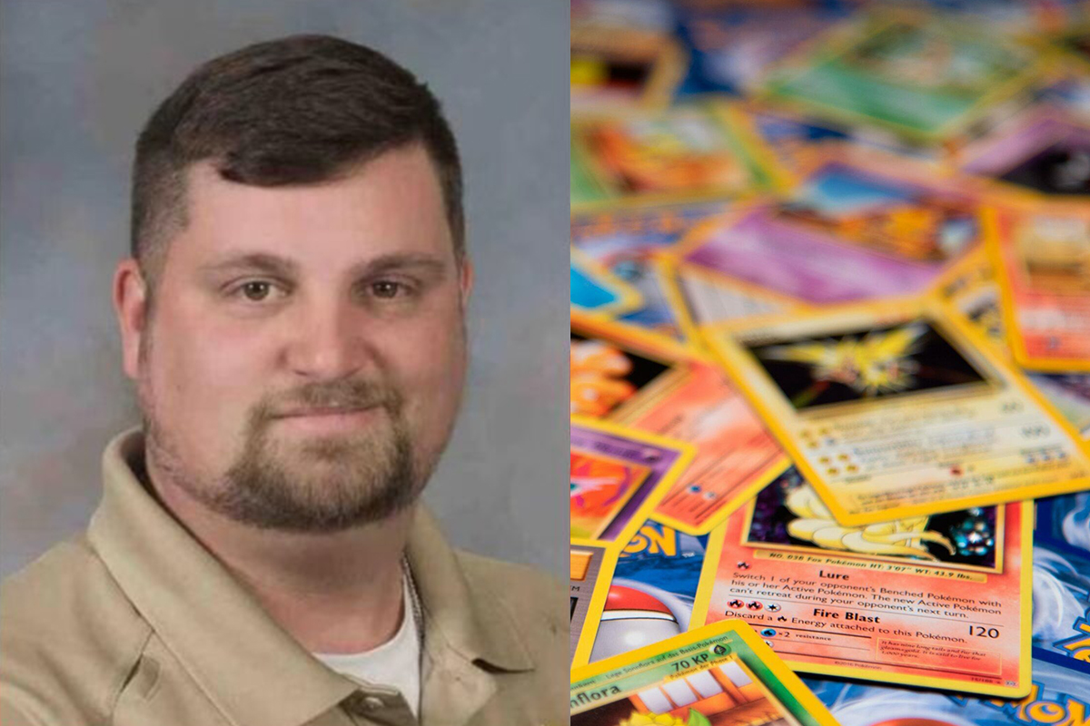Thu thập thẻ bài Pokemon theo cách không giống ai, nam cảnh sát đối diện án tù đầy nhục nhã