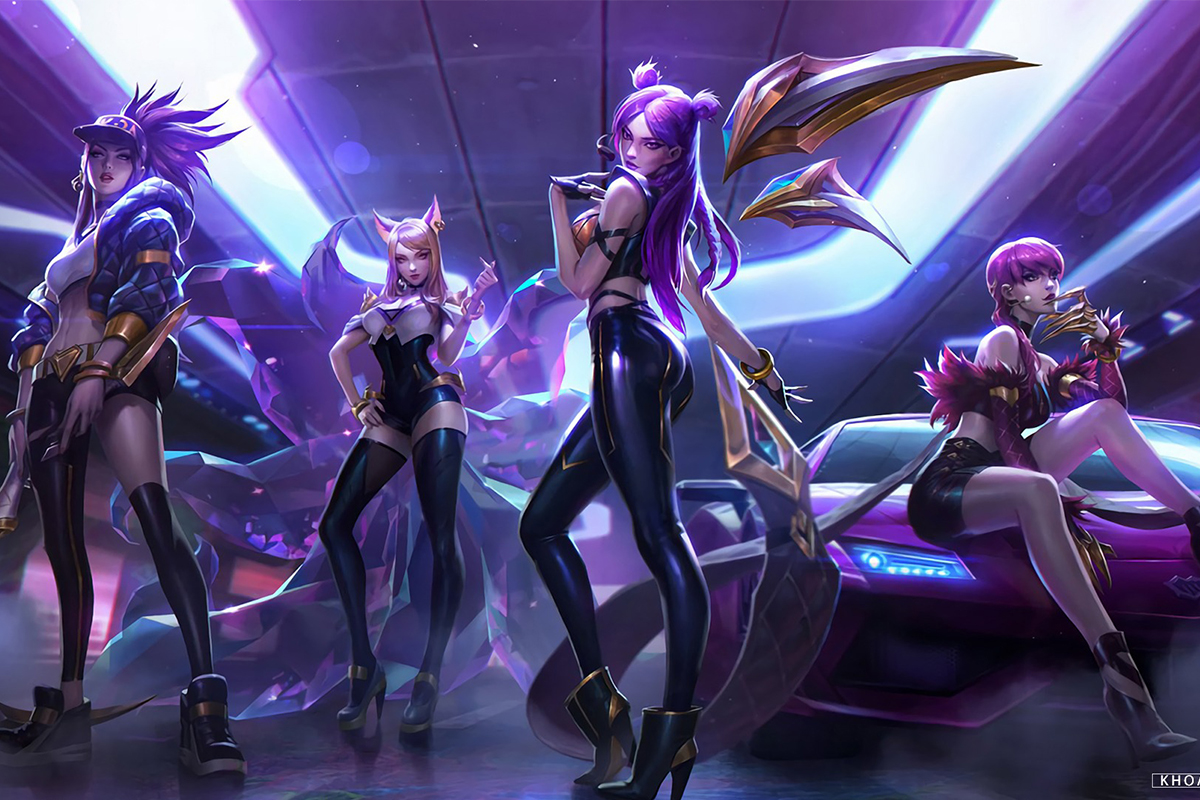 LMHT: Fan tự tay làm ra nhóm trang phục K/DA phiên bản mới đẹp không thua gì hàng từ Riot Games