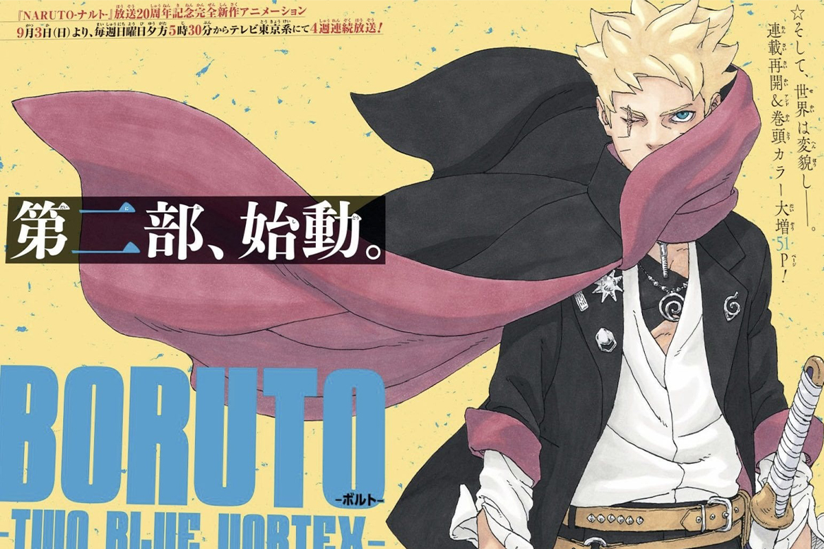 Manga Plus ngầm khẳng định rằng Boruto sẽ đen tối hơn trong phần Two Blue Vortex