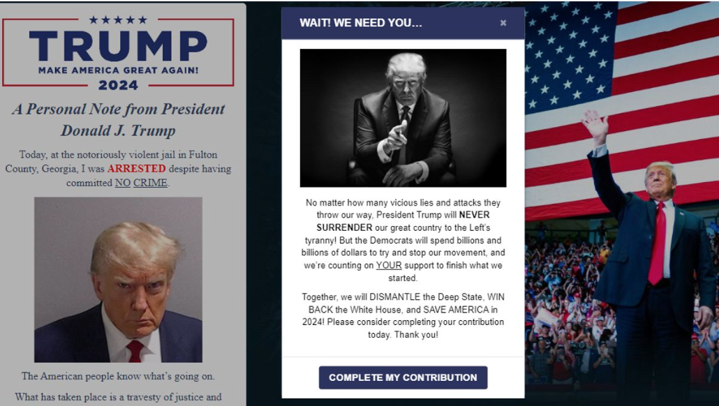 Ông Trump bất ngờ tái xuất trên nền tảng X với ảnh hồ sơ trong nhà giam