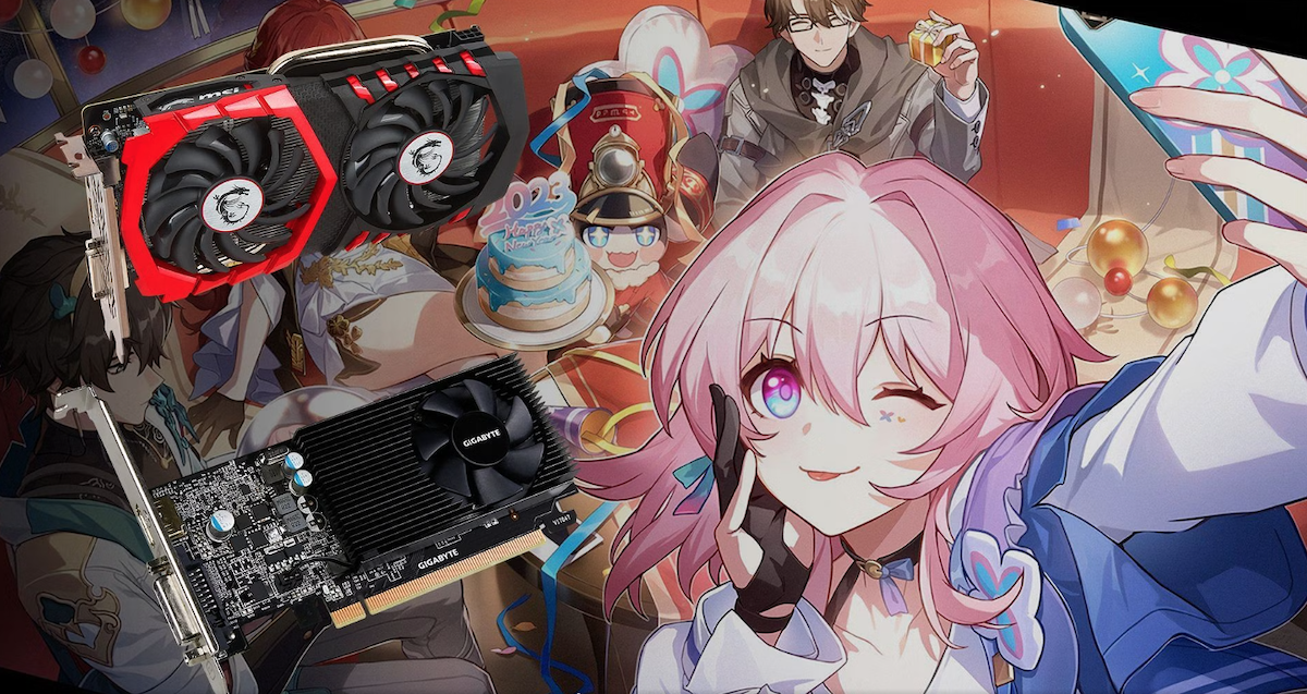 Tổng hợp 5 mẫu card màn hình cấp thấp tốt nhất để chơi Honkai Star Rail