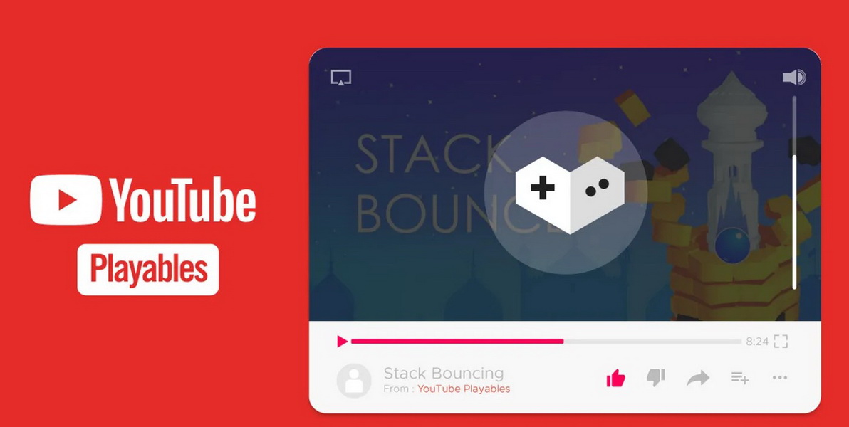 Google bắt đầu thử nghiệm hệ thống chơi game trực tuyến mang tên Playables ngay trên Youtube