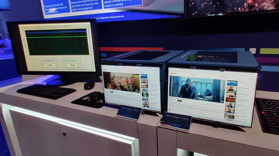 Công nghệ mới của Intel giúp giảm độ sáng màn hình khi người dùng không nhìn