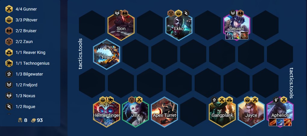 DTCL Mùa 9.5: Hướng dẫn đội hình Piltover Slowroll mạnh nhất rank Kim Cương meta 13.22