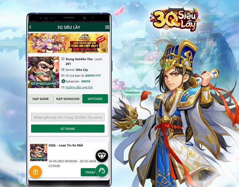 Hướng dẫn cách nhập và tổng hợp Giftcode 3Q Siêu Lầy Mobile mới nhất năm 2023