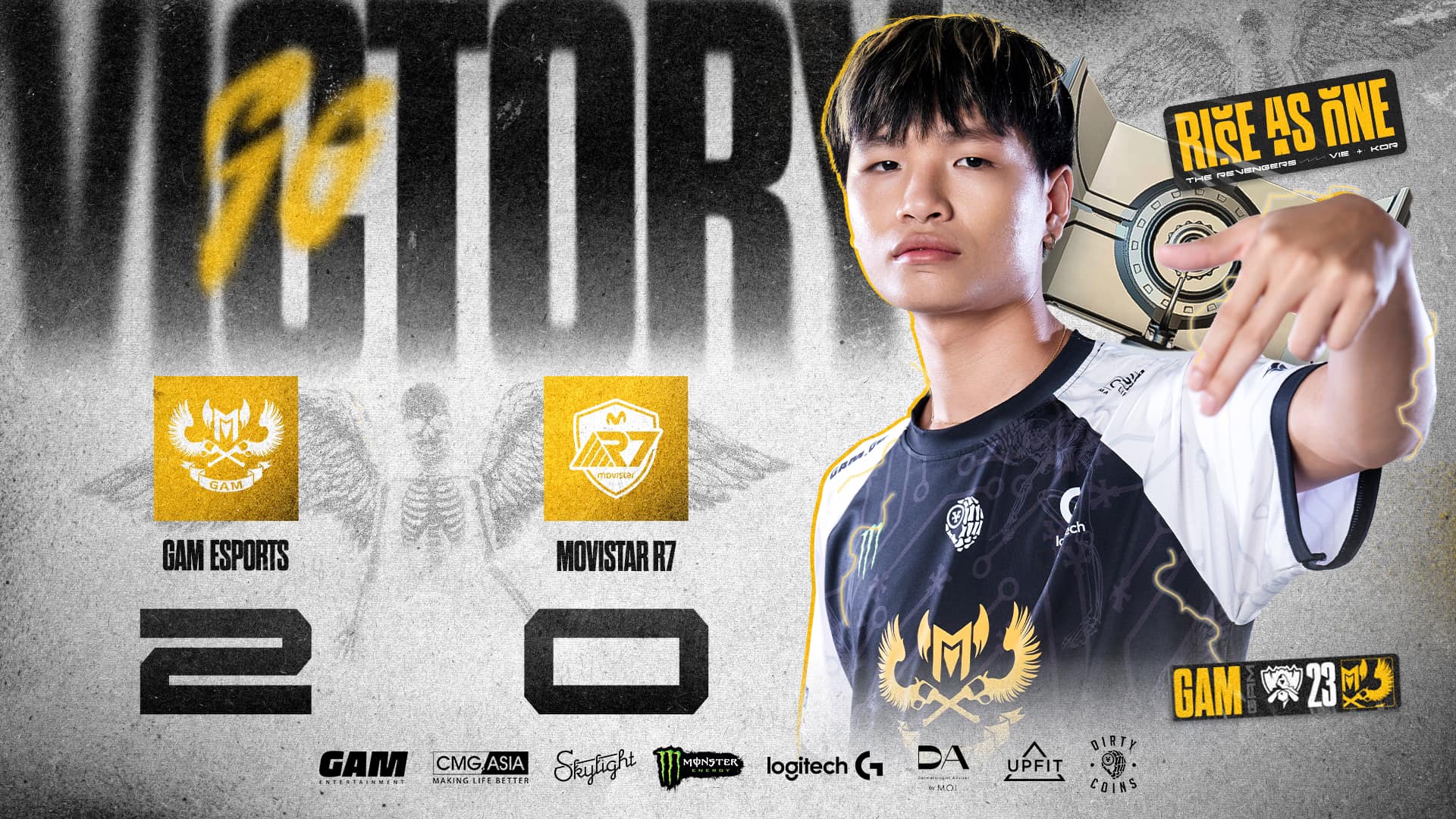 CKTG 2023: GAM Esports phục thù thành công Movistar R7, sẵn sàng gặp lại LOUD tranh suất đánh với Team Whales