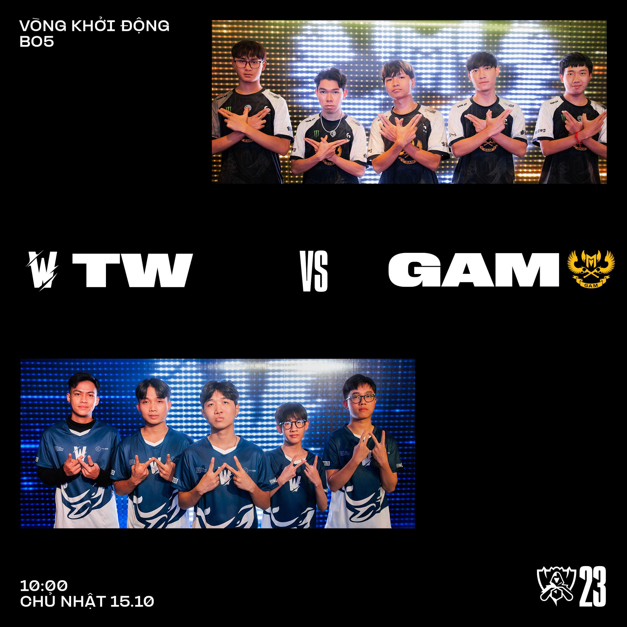 CKTG 2023: "Chung kết VCS mở rộng" giữa GAM Esports và Team Whales, ai sẽ bước tiếp?