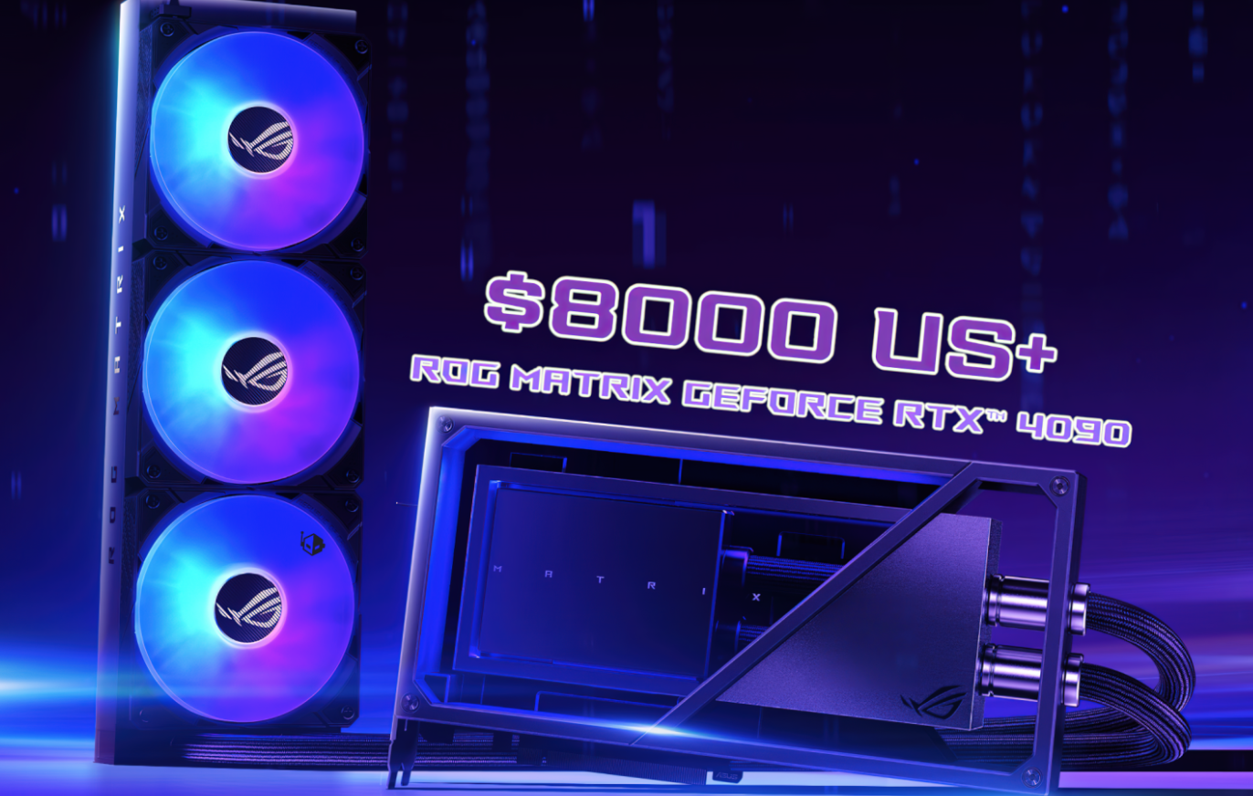 GPU GeForce RTX 4090 ROG MATRIX Platinum ra mắt tại Trung Quốc với giá hơn 200 triệu đồng