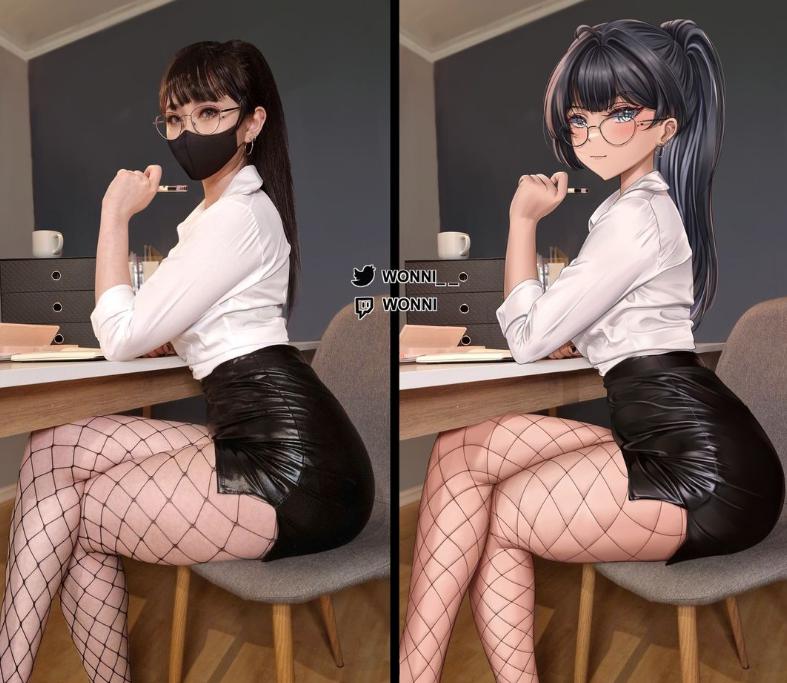 Thêm một nữ artist ‘tự fanart’ chính mình trở nên nổi tiếng giống Biya!