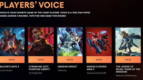 Genshin Impact tiếp tục lọt vào Top 5 Players' Voice của The Game Awards trước sự bất ngờ của cộng đồng game thủ