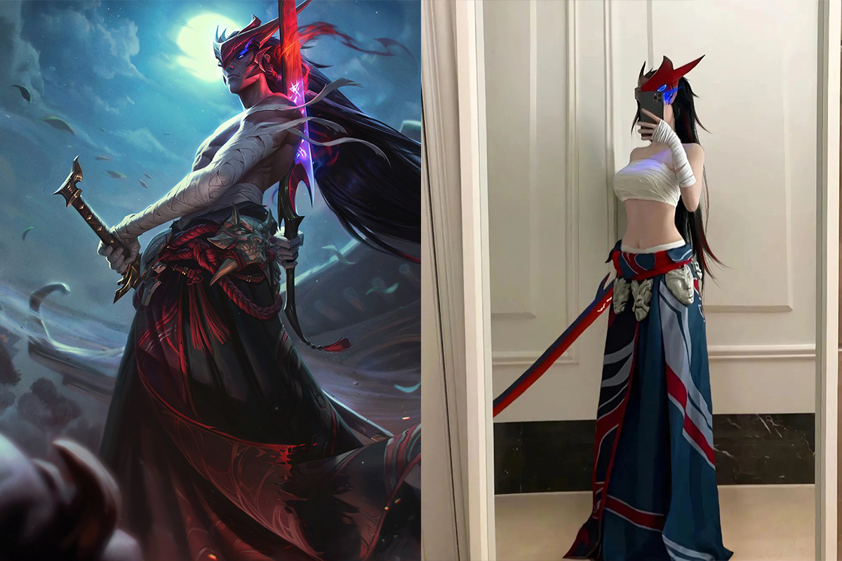 LMHT: Hot girl bí ẩn bất ngờ đăng tải ảnh cosplay Yone khiến cộng đồng rạo rực