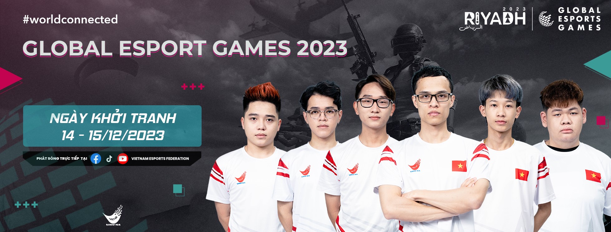 Đội tuyển quốc gia PUBG Mobile Việt Nam quyết tâm giữ vững ngôi vị tại Global Esport Games 2023