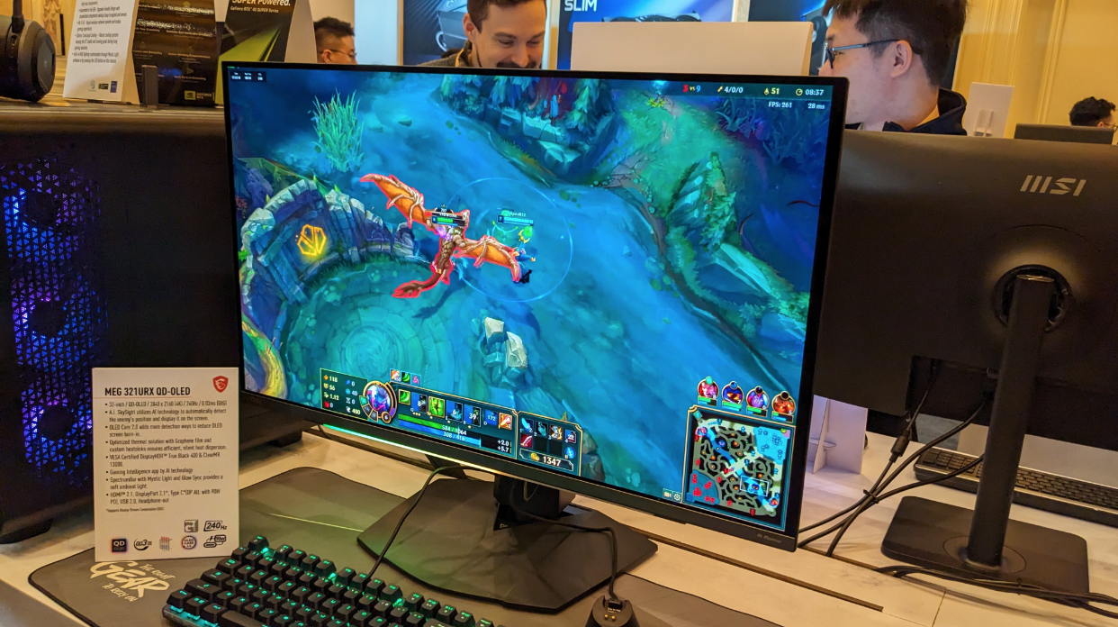MSI ra mắt màn hình gaming hỗ trợ tính năng AI "như hack", có thể phát hiện vị trí kẻ thù trong LMHT