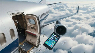 Hi hữu chiếc điện thoại iPhone rơi từ máy bay xuống đất nhưng vẫn lành lặn