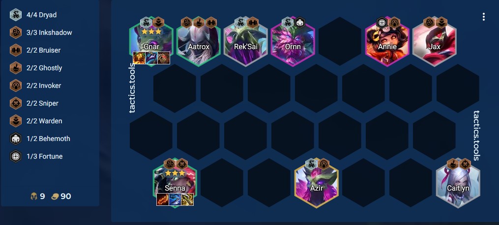 DTCL Mùa 11: Hướng dẫn đội hình Thần Rừng hỗn hợp mạnh nhất rank Kim Cương