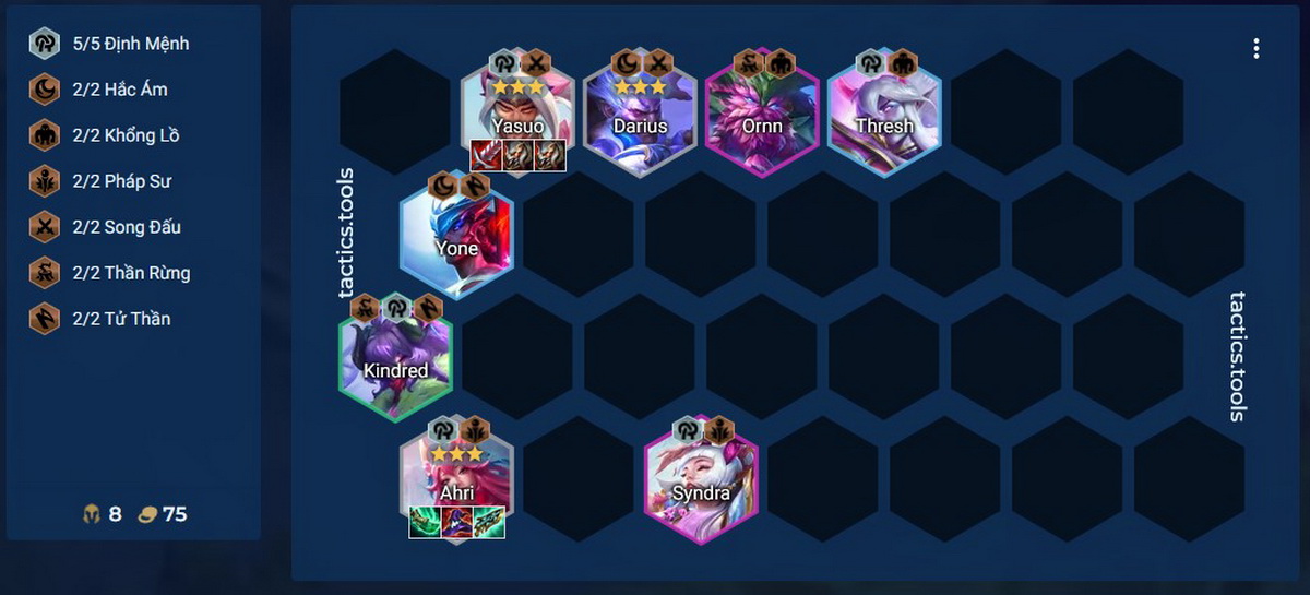 DTCL Mùa 11: Hướng dẫn đội hình Định Mệnh đa hệ tộc mạnh nhất rank Cao Thủ