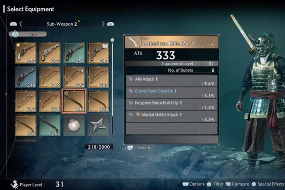 Rise of the Ronin bị game thủ chê vì để súng ống can thiệp quá nhiều vào gameplay