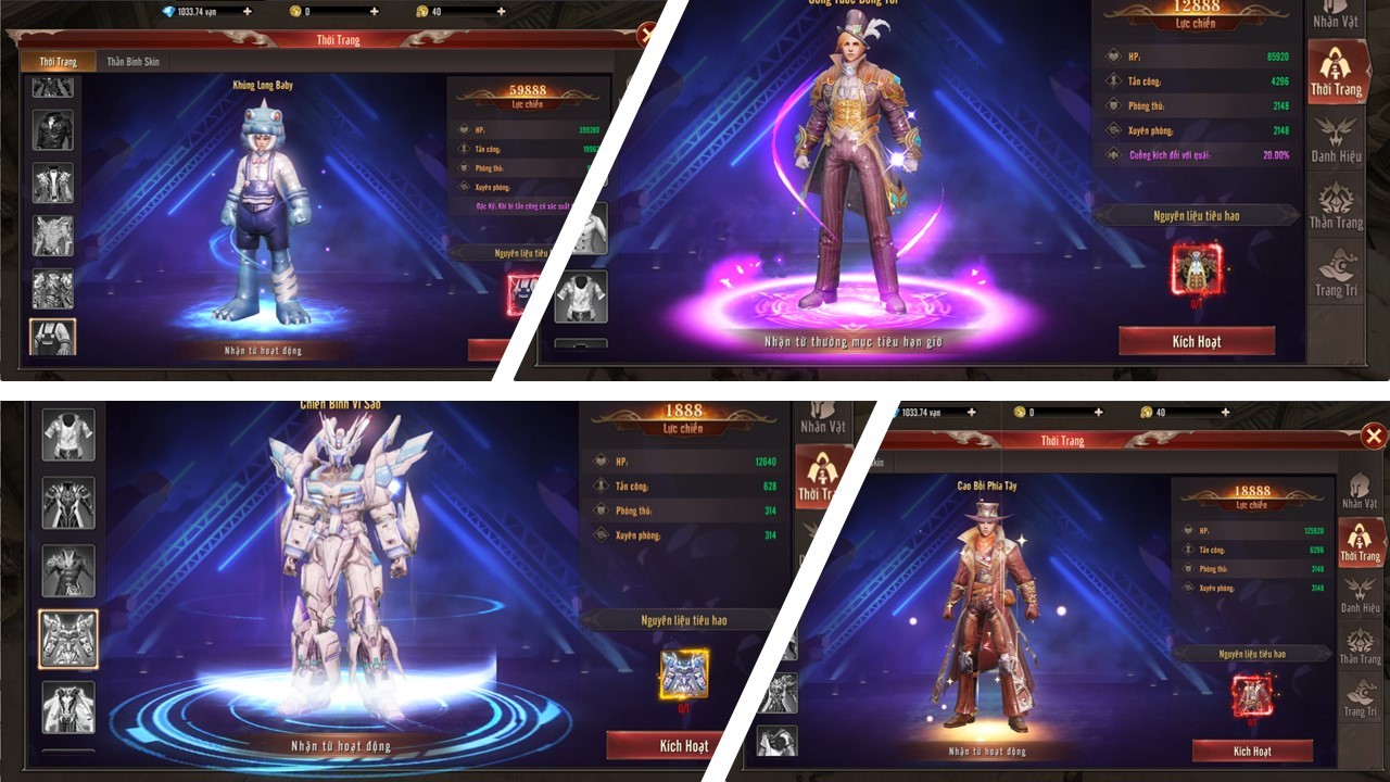 Ngoại trang nhân vật – Người khác bán còn Thánh Quang Thiên Sứ tặng bạn