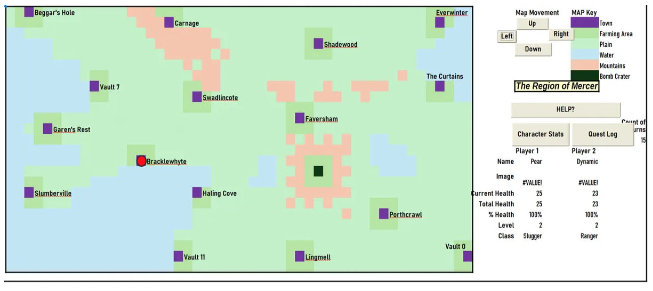 Mercer, Tựa Game Lấy Cảm Hứng Từ Fallout Có Thể Chơi Trên Microsoft Excel