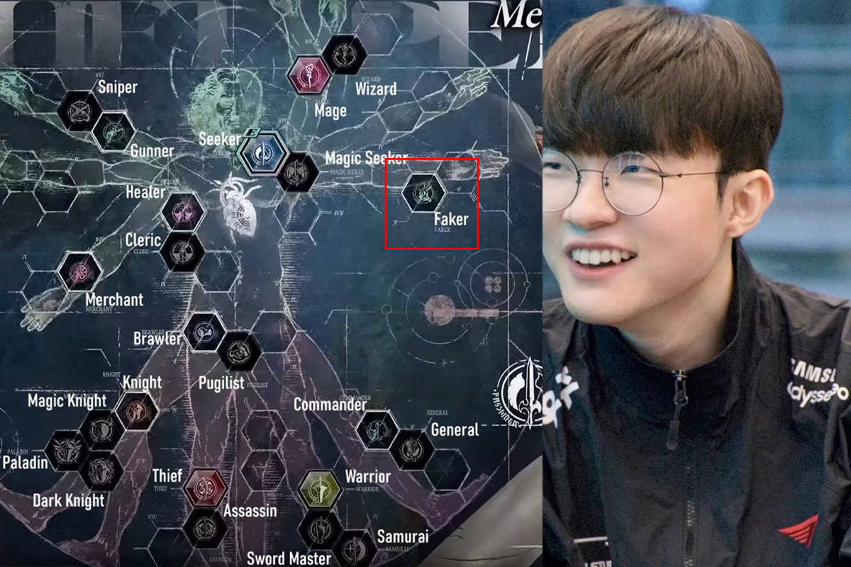 LMHT: Game thủ phát hiện Faker hóa thân thành một class nhân vật trong một trò chơi thế giới mở