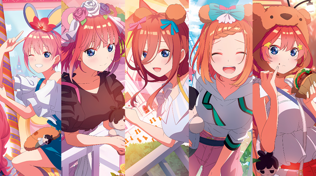 "Nhà có năm nàng dâu" tiếp tục khuấy cộng đồng người hâm mộ với dự án anime và light novel mới!