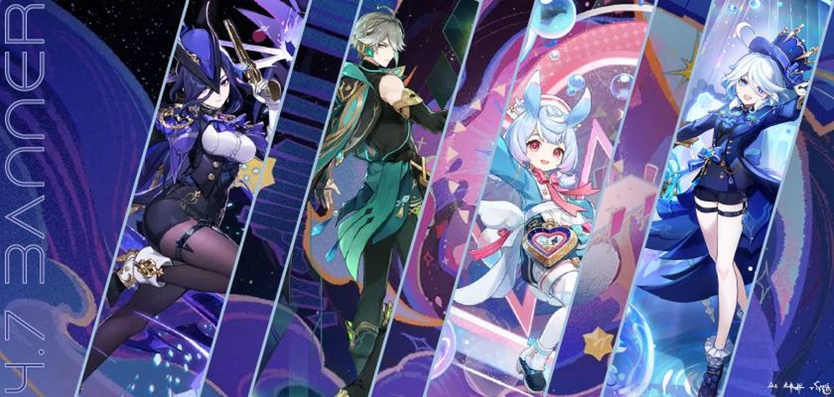 Genshin Impact: Leaker hé lộ sớm banner nhân vật bản cập nhật 4.7 - Dàn nhân vật hot kèm Thủy Thần Rerun