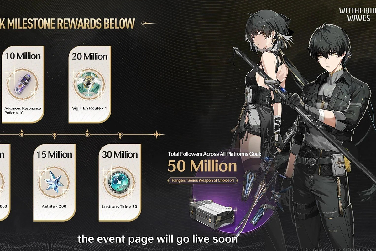 Wuthering Waves đạt được thành tích cực khủng, vượt mặt những bom tấn từ nhà Hoyoverse